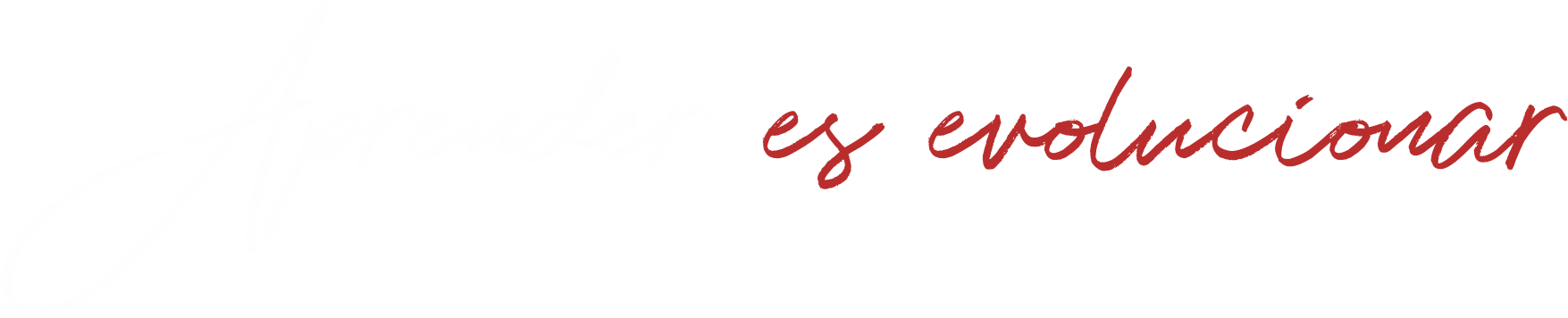 Aprender es evolucionar